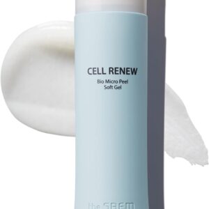 THESAEM Facial Soft Peeling Gel - Natural AHA+BHA Korean Enzyme Exfoliating Scrub for Dead Skin Cells, Face Exfoliator, Skin Turnover, Cell Renew Bio Micro Peel Soft Gel, 5.41 fl.oz.