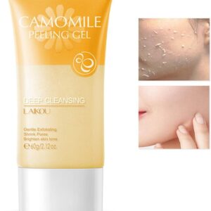 Face Camomile Peeling Gel Deep Cleansing Moisturizing Smoothing Gentle Exfoliating Remove Dirt Tighten Pores Improving Face Skin